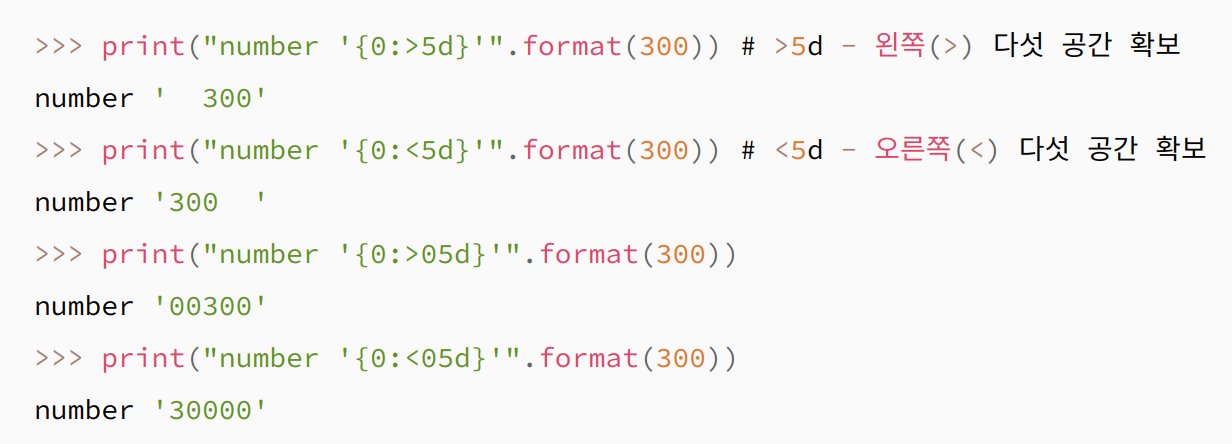 python-formatting